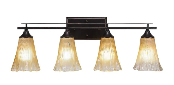 Toltec Lighting 134-DG-720 Uptowne - Four Light Bath Bar Dark Granite