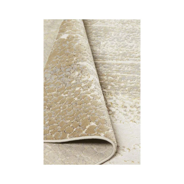Feizy Aura 3739F Ivory Gold Rug - 6 ft 7 in x 9 ft 6 in