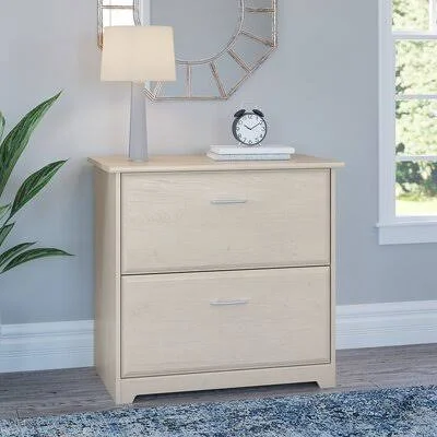 2-Drawer Lateral Filing Cabinet Red Barrel Studio Color: White Oak