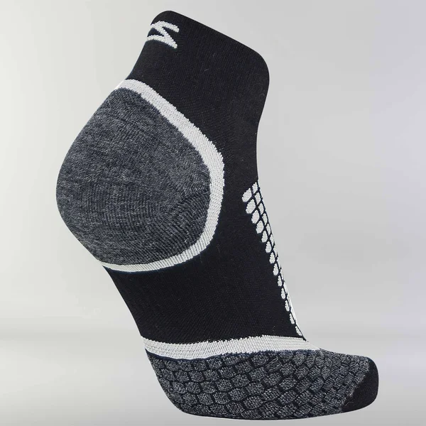 Zensah Grit Running Socks (Quarter) 3 Pack in Grey