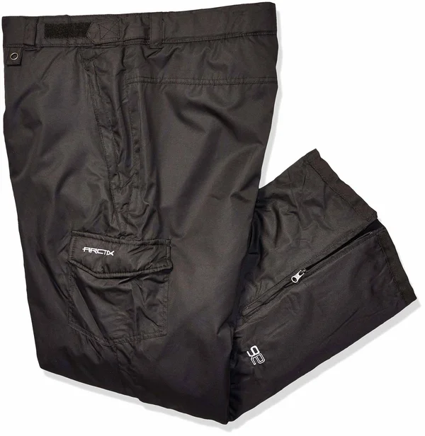 Arctix Men's Cargo Snow Pants, Medium, Black