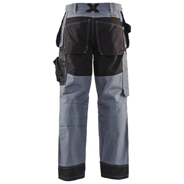 Blaklader 1600 X1600 Work Pants - Grey/Black - W44 - 34x22 Inseam