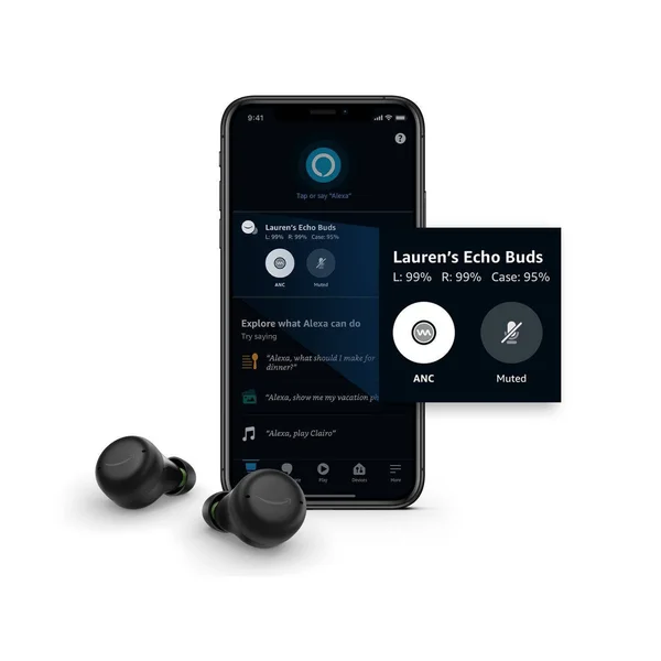Echo Buds (2nd Gen) Wireless Earbuds - Black