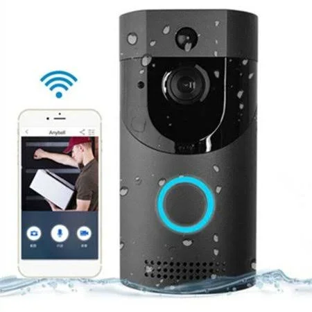 Wireless Doorbell Camera, Waterproof WiFi Doorbell Security Camera, Cloud Storage, Two-Way Talk, PIR Motion Detection, Night Vi