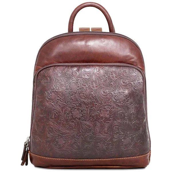 Voyager Floral Small Backpack #FL835 Brown