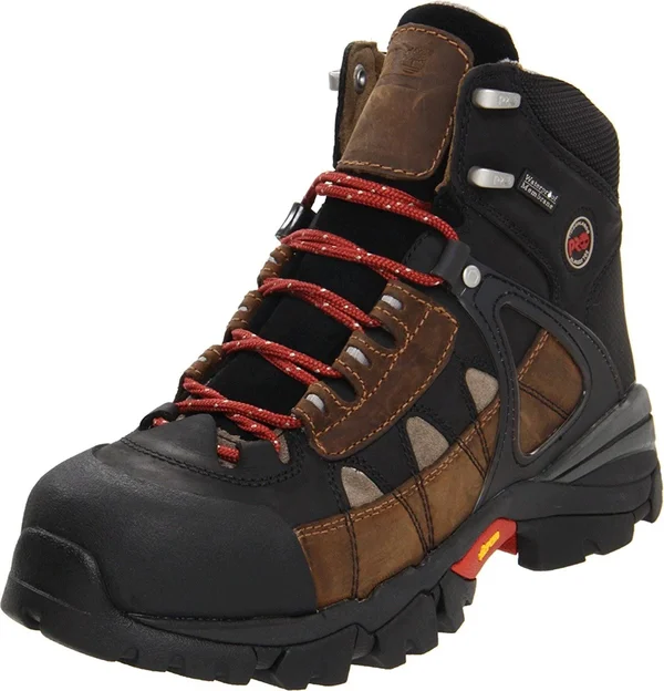 Timberland Pro Men's Hyperion Alloy Toe 6x22 Waterproof Brown