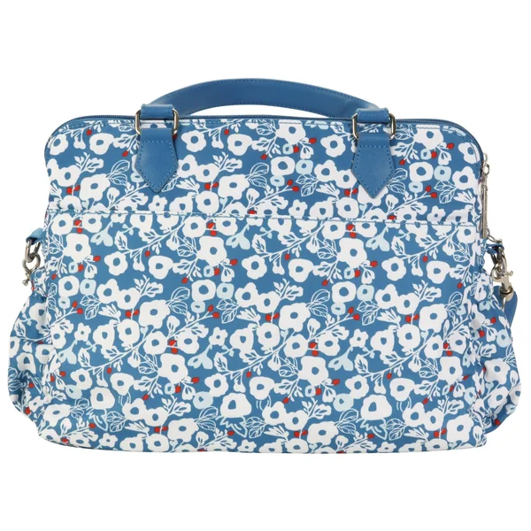 Kalencom Berlin Diaper Bag Berry Blossom Teal