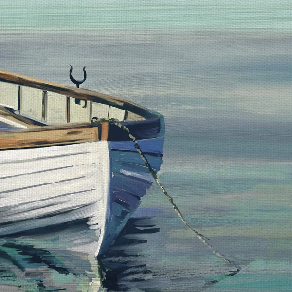 Masterpiece Art Gallery in The Moment Blue Lakeside by Studio Arts Canvas Art Print 27 inch x 54 inch