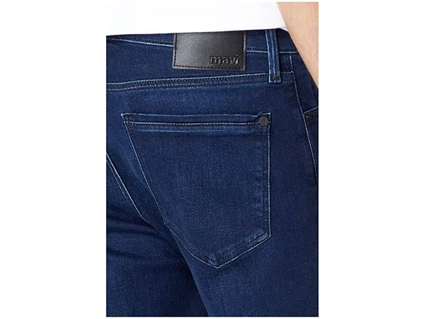 Mavi Men's Zach Straight Leg in Dark Brushed Athletic - Men's Jeans