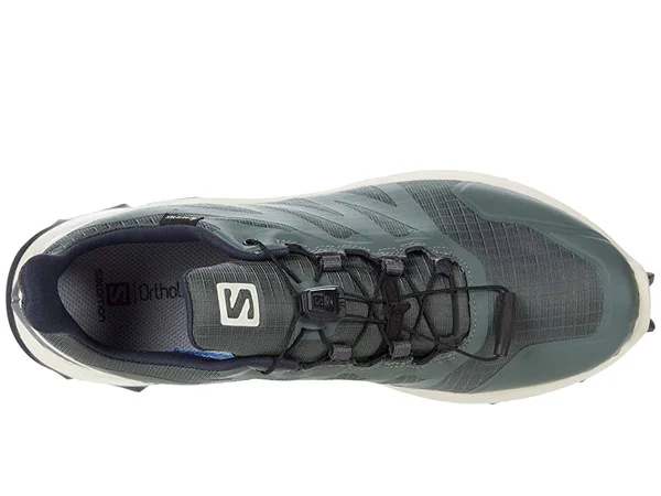 Salomon Men's Supercross GTX Shoe - 11 - Balsam Green/Vanilla Ice/India Ink