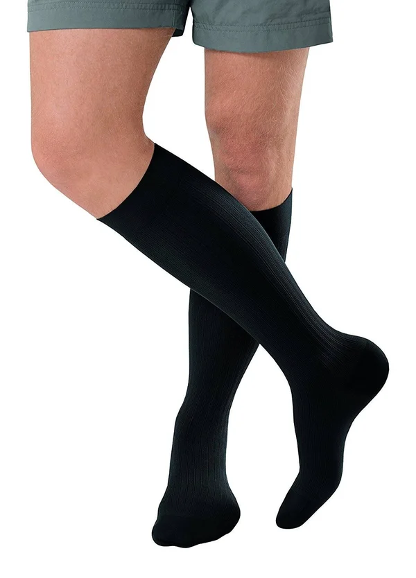 Jobst forMen Ambition SoftFit 30-40 mmHg Knee High Size 1, Regular, Black