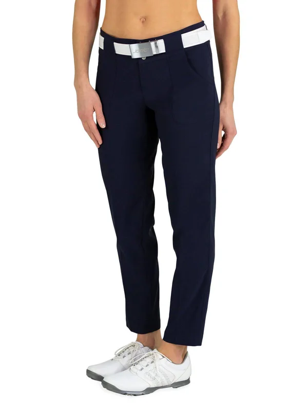 Jofit Women's Belted Cropped Pant in Black Size 2