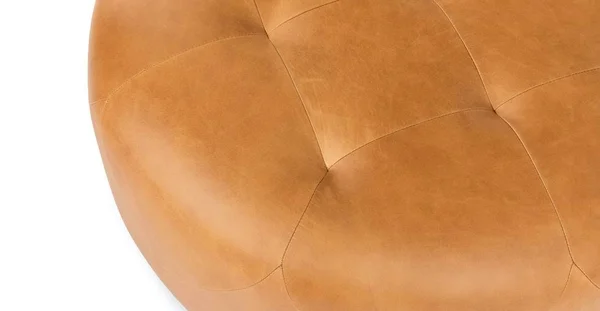 Article Timpani Charme Tan Leather Ottoman