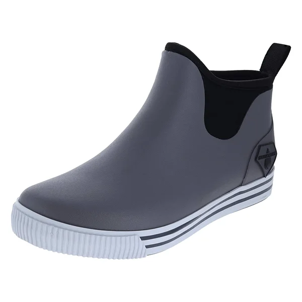 Skechers Men's Work Moltke WP Pull on Boot, Gray