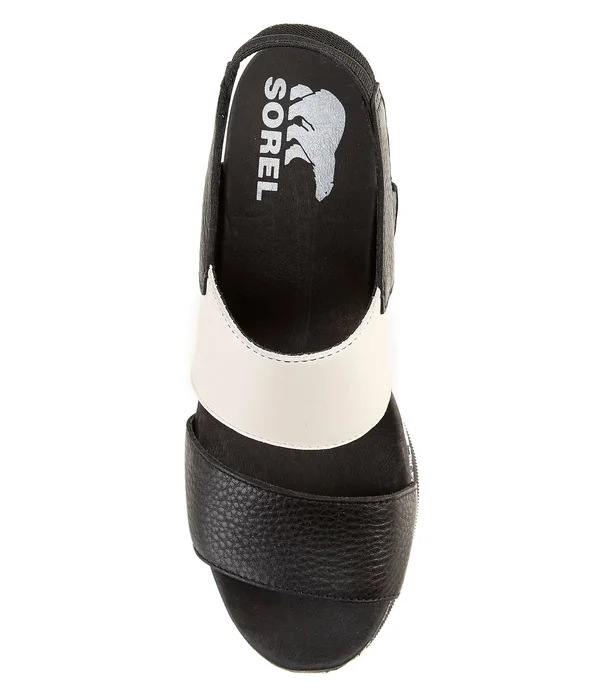 Sorel Women's Joanie II Slingback Wedge Sandals - Black
