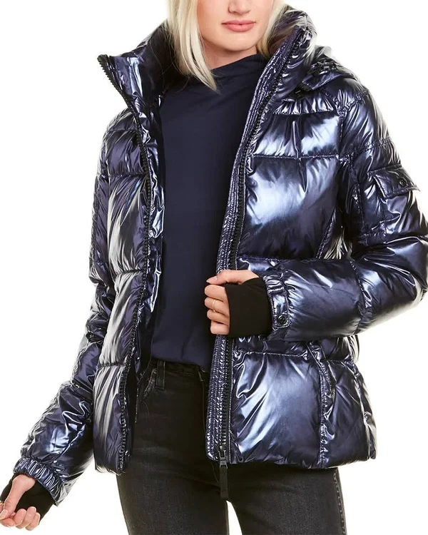 S13 Womens Kylie Short Down Jacket - XL, Blue
