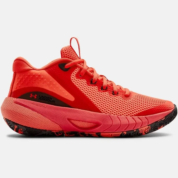 Under Armour Women's HOVR Breakthru Basketball Shoes - Red, 14