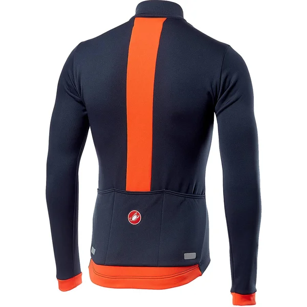 Castelli Fondo Jersey FZ Large Dark Steel Blue