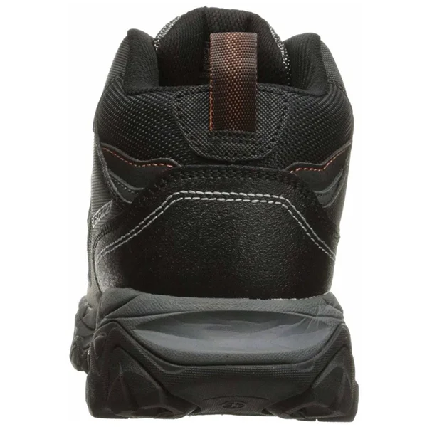 Skechers Sport Men's Afterburn M. Fit Geardo Oxford, Black/Charcoal, 8 4E US