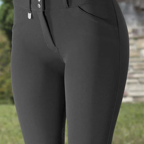 Horze Grand Prix Silicone Breeches- Ladies, Knee Patch