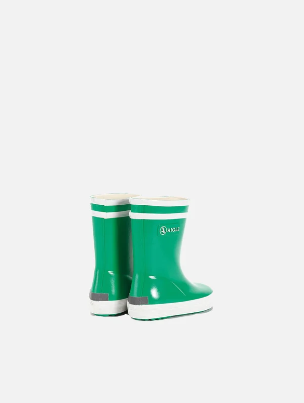 Aigle - Baby, Shoes - Garden Green Rain Boots - Baby Flac