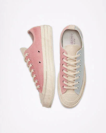 Converse Blue and Pink Renew Chuck 70 Sneakers