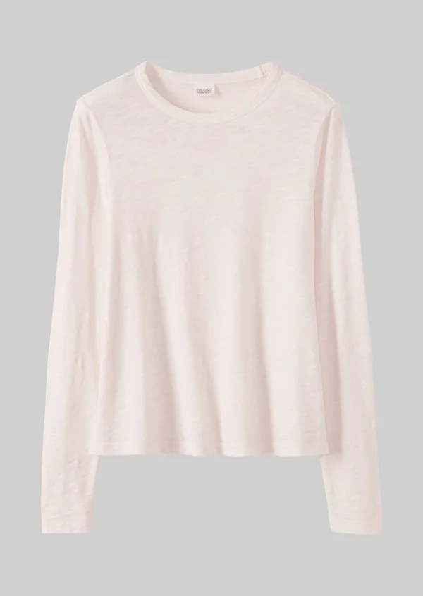Francis Long Sleeve Tee, Chalk White