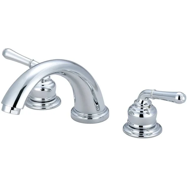 Olympia Faucets Double Handle Deck Mounted Tub Trim Set; Oil Rubbed Bronze P-1131T