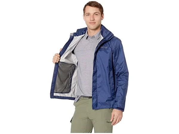 Marmot Men's PreCip Eco Jacket - M - Arctic Navy