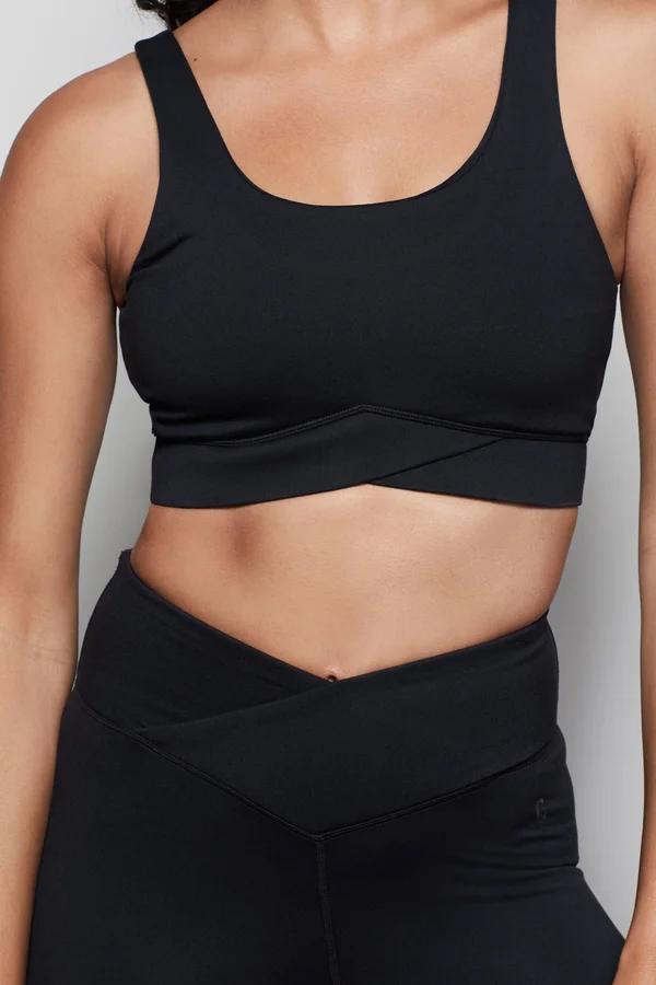 The Cutaway Bralette Black001, Size 1
