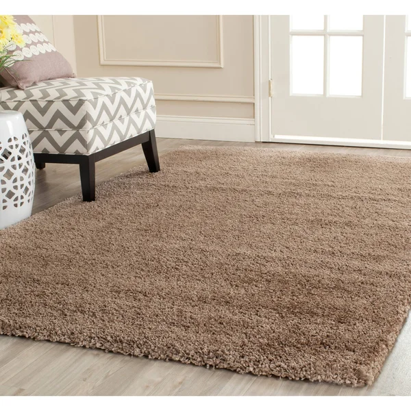 Safavieh Milan Shag Maibritt 2-Inch Thick Rug - 2& x 20& Runner - Grey