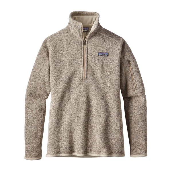 Patagonia Women's Better Sweater 1/4 Zip Fleece, Pelican, XL