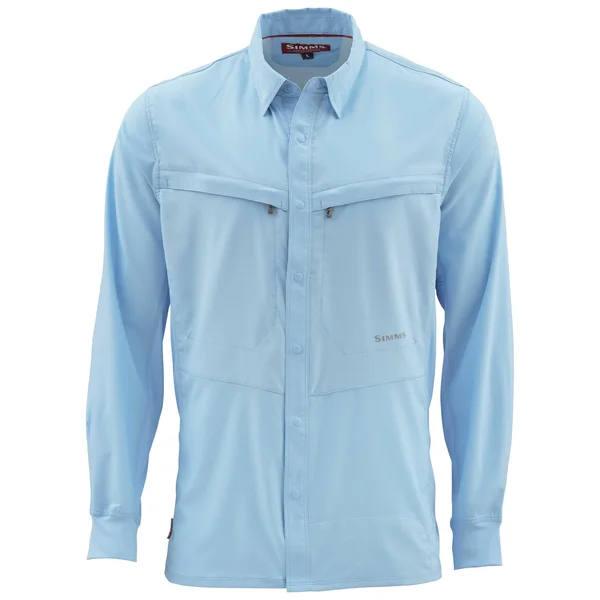 Simms Intruder BiComp LS Shirt Glacier M
