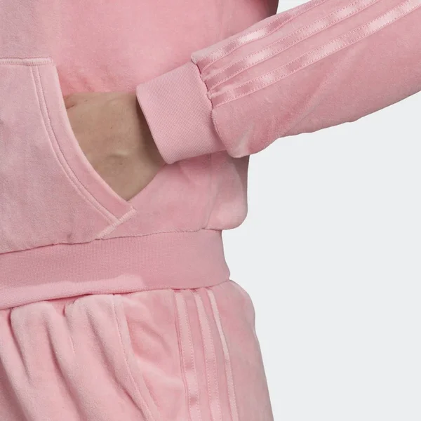 Adidas Originals Womens Full-Zip Hoodie - Light Pink Size XL