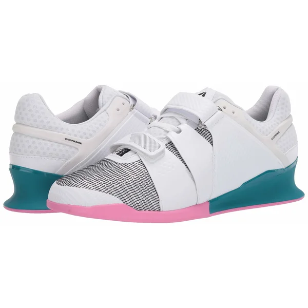 Reebok Legacylifter, White/Seaport Teal/Polished Pink, 8