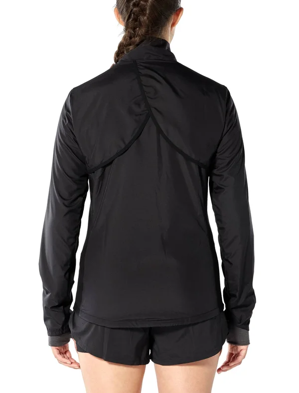 Icebreaker Women's Rush Windbreaker Jacket - Large - Black