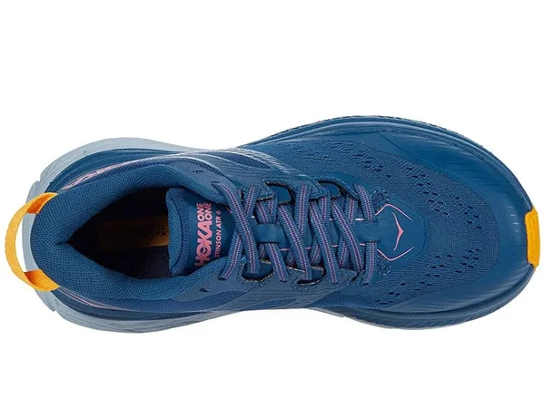 Hoka One One Women's Stinson ATR 6 Shoe - 5.5 - Moroccan Blue - Saffron