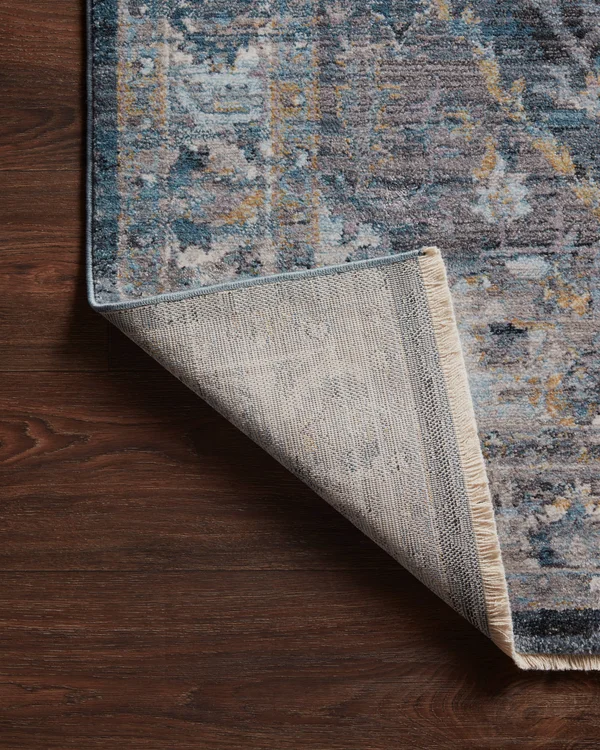 Loloi II Samra SAM-01 Denim Grey Rug - 2 ft 7 in x 12 ft