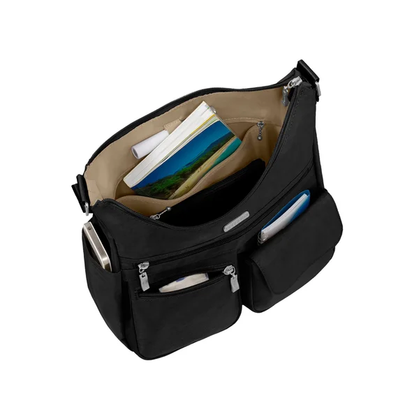 Baggallini Everywhere Travel Crossbody Bag, Black, One Size