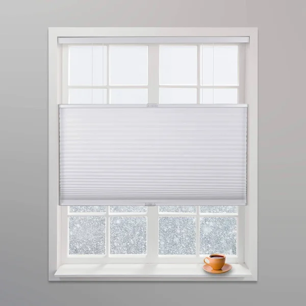 Arlo Blinds White Light Filtering Top Down Bottom Up Deluxe Cordless Cellular Shades - Size: 35 inchw x 60 inchh, Cordless Honey