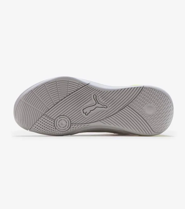 Puma Sky Modern Basketball Shoes, Glacier Grey/Fizzy Yellow, 12