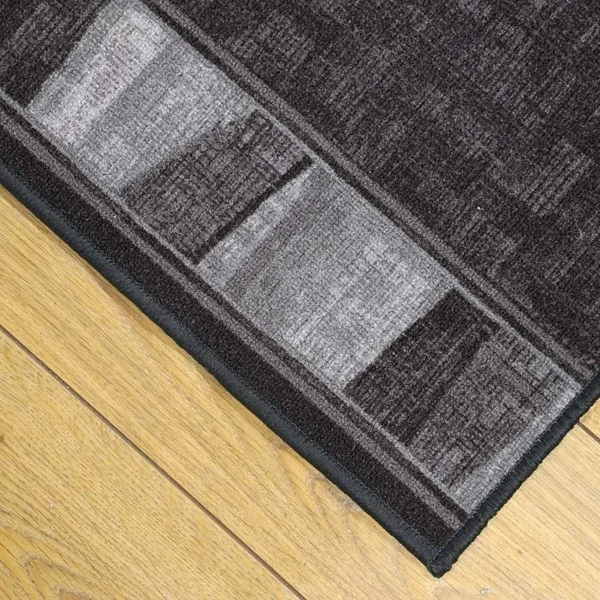 runrug USA Alba Graphite Hallway Carpet Rug Runner Length: 22 foot - WI