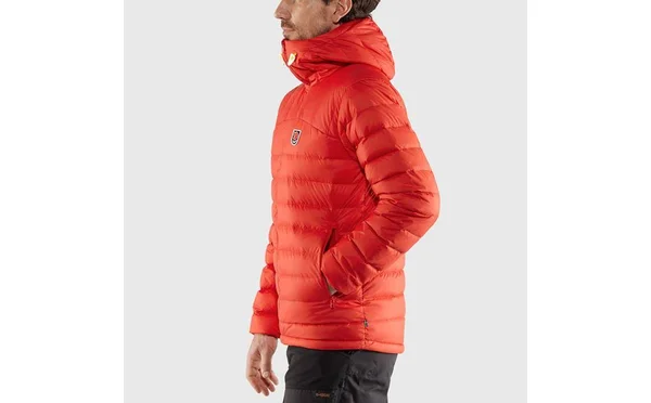Fj鋖lr鋠en - Expedition Pack Down Hoodie - Men's Xs - True Red