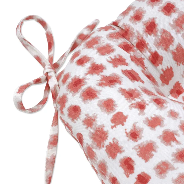 Pillow Perfect - Alauda Coral Isle Deluxe Tufted Chairpad