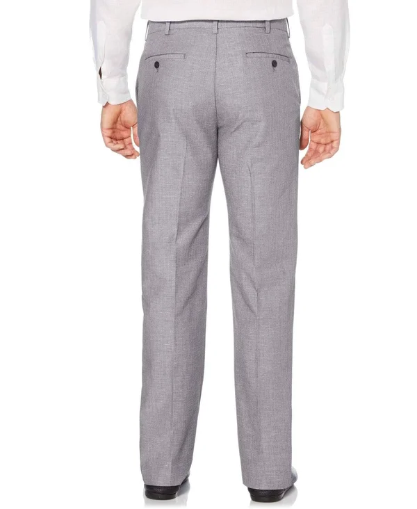 Cubavera Men's Linen-Cotton Herringbone-Textured Pant