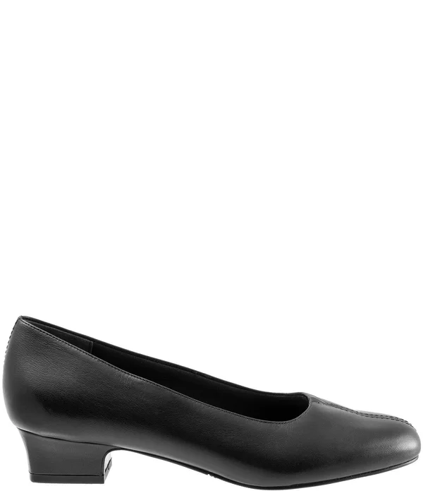 Trotters Doris Pumps, Women's, Black, Size: 10.5