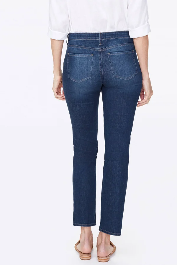 Nydj Women's Sheri Slim Jeans in Petite in Cooper - Size: 8p