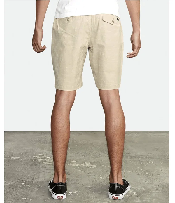 RVCA Back in Hybrid Walk Shorts - Khaki - 30