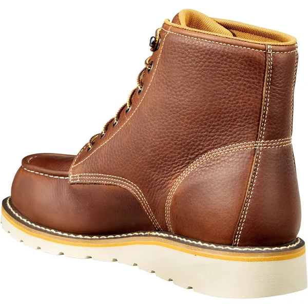 Carhartt Men's 6 inch Waterproof Wedge Steel Toe Work Boot - Tan, 9