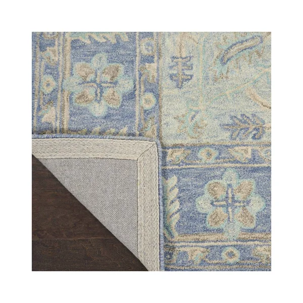 Nourison Jazmine JAZ01 8&6x22 x 11&6x22 Denim Area Rug